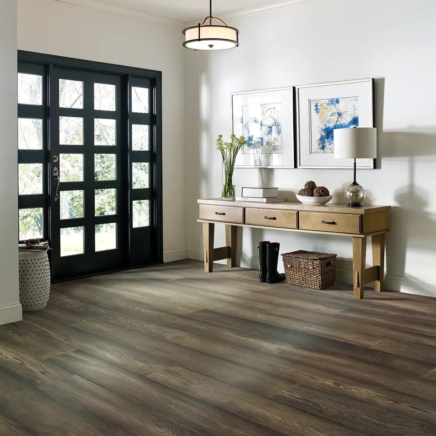 Entryway Hardwood Flooring | Canales Flooring